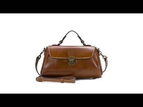 Patricia Nash Castile Leather Crossbody Baguette
