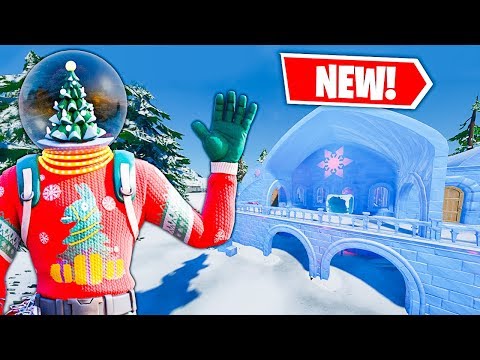 PLAYING IN THE NEW FREEZER ZONE!! ☃️ FORTNITE UPDATE
