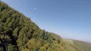 preview picture of video 'Gleitschirm-Tandemflug im Odenwald'