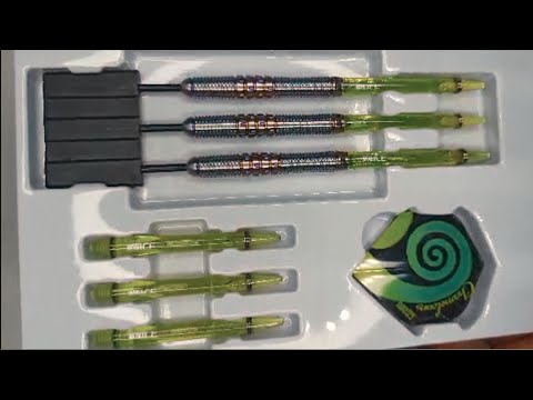 (D DART STORE) ONE80 STEEL TIP DART - 22G/24G CITRINE CHAMELEON VHD 90% TUNGSTEN STEEL DARTS