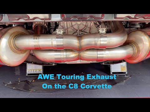 AWE TOURING EXHAUST INSTALL C8 Corvette Revs DYI Issues and solutions? Easy Loud No CEL Guarantee