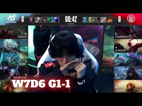 WBG vs LGD - Game 1 | Week 7 Day 6 LPL Spring 2022 | Weibo Gaming vs LGD Gaming G1