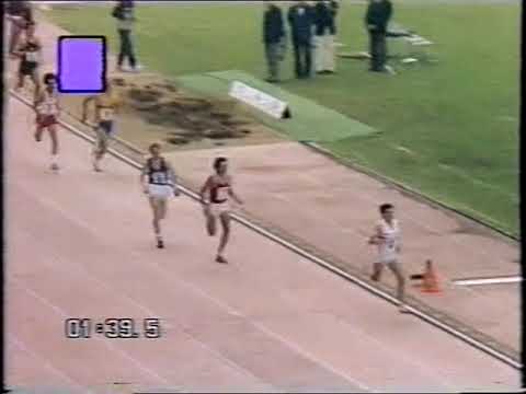 Seb Coe 1981 Europa Cup 800m semi, 1:47.57