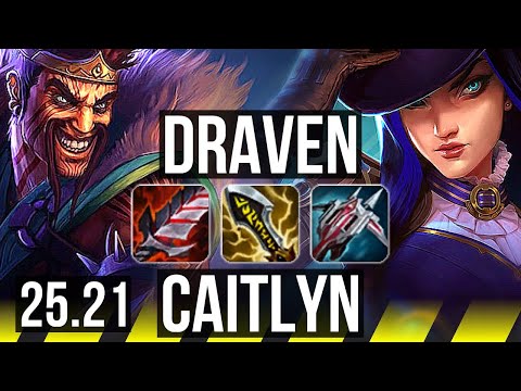 DRAVEN & Bard vs CAITLYN & Nami (ADC) | EUW Master | 25.21
