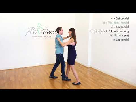 1. Abfolge/Figurenkombination Wiener Walzer - Bsp. 1 (z.B. Hochzeitstanz) ohne Musik und ohne Pose