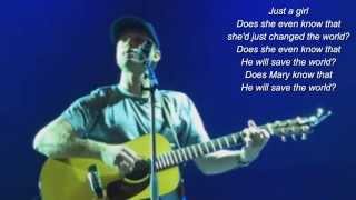 Just a Girl - Brandon Heath - with lyrics