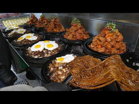 Unique and Diverse Black Bean Noodle in Korea (Jajangmyeon)