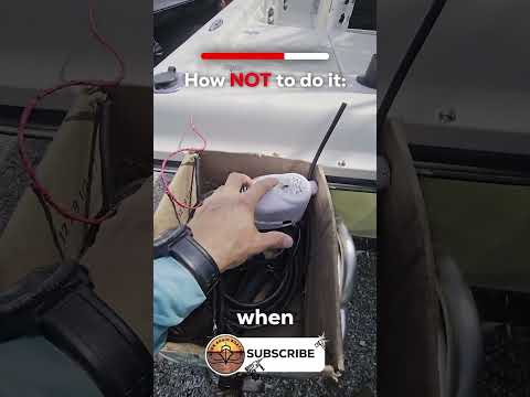 This wiring will BURN your boat down! #boating #boats