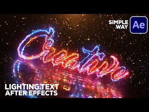 Easy After Effects Tutorial Particles Logo Text Animation Download Free Template