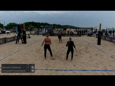 AVP Muskegon 2022 | Deturk/Lindstrom vs Harward/Fonoimoana  | Court 2 | Tour Series