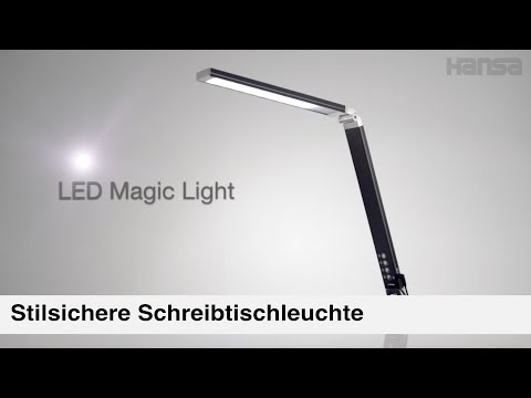 Artikelvideo 1 für Hansa LED Magic Light Schreibtischlampe schwarz 10 W, Artikelnummer 371094