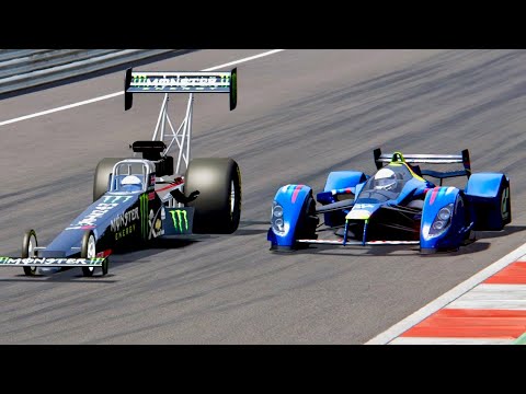 Red Bull X2010 vs Top Fuel Dragster - Drag Race