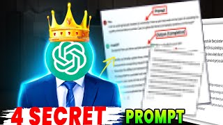 4 SECRET ChatGPT Prompts for Faster Research!