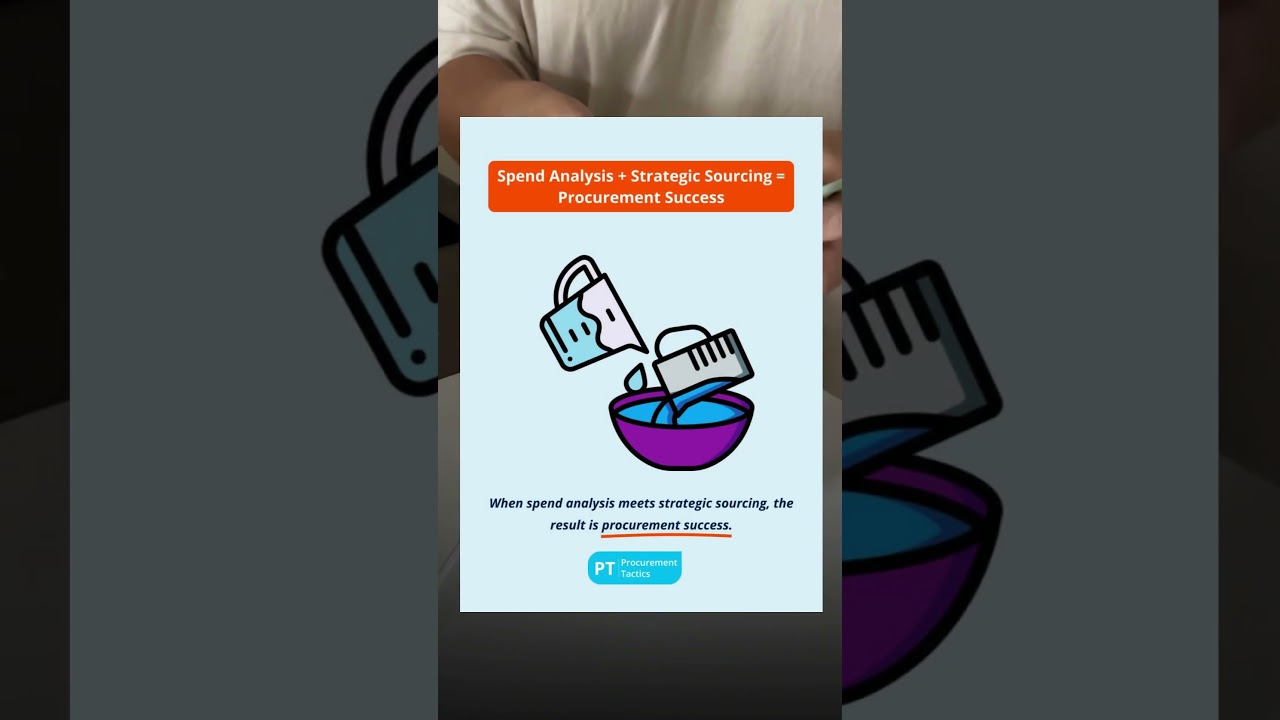 Mixing spend analysis with strategic sourcing = procurement success! 🧪🔍.  Do you agree?