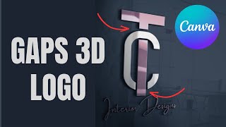 Create 🧩 Interlocking Letter LOGO design with Canva - 6 Steps