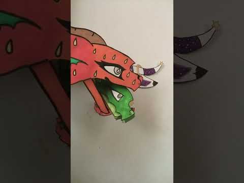(I don’t have a title￼) #paper #dragon #paperdragon #dragonpuppet