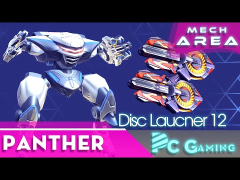 [ Mech Arena VN# 168 ] Panther with Disc Launcher 12 - Panther lắp bệ pháo 12 hủy diệt team bạn