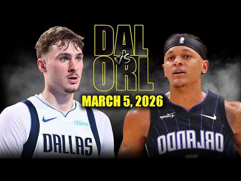 Dallas Mavericks vs Orlando Magic Full Game Highlights – March 5, 2026 | NBA Season