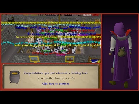 1-99 cooking guide osrs 2007(f2p & p2p)