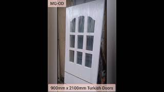 Super Fantastic Extra Height Turkish Luxury Wooden Door with Complete Sets of Accessories.