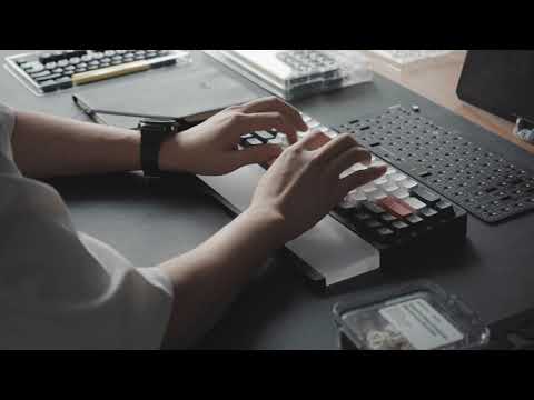 NuPhy Halo65 Typing Sound Test - Night Breeze & Rose Glacier