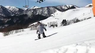 billapark 2018 ハチ高原スキー場 スノーボード（滑走動画）