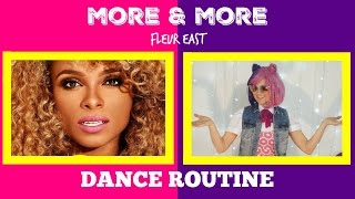 Fleur East - MORE &amp; MORE - Easy kids dance - choreography (dance tutorial)