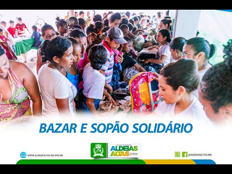 Bairros Lagoa do Mato e Centro recebem bazar e sopão solidário do Selo Unicef