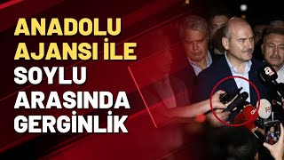 Anadolu Ajansı ile Soylu arasında gerginlik!