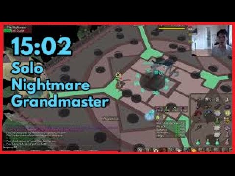 [OSRS] 15:02 Solo Nightmare Example - Grandmaster Combat Achievements