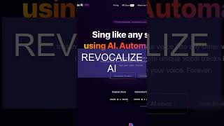 AI Tools - Revocalize AI #shorts