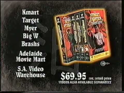 The Street Fighter 4 Movie Collection Sonny Chiba VHS Box Set TV Commercial