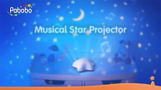 Video o Pabobo Musical STAR PROJECTOR Baterie  
