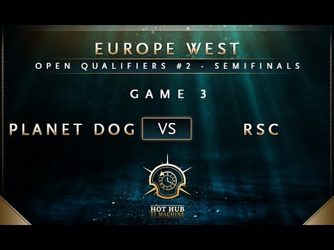 Planet Dog vs RSc Game 3 - The International 7: Open Qual. #2 EU: Semifinals - @Bkop92 @PqMzDotA_