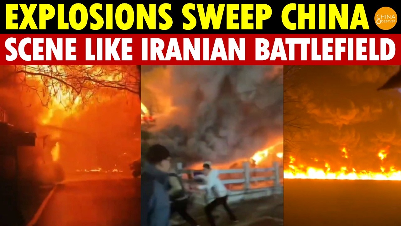 Explosions Sweep China, Scene Like Iranian Battlefield, Chinese Shout: America, Hurry Up and Strike!