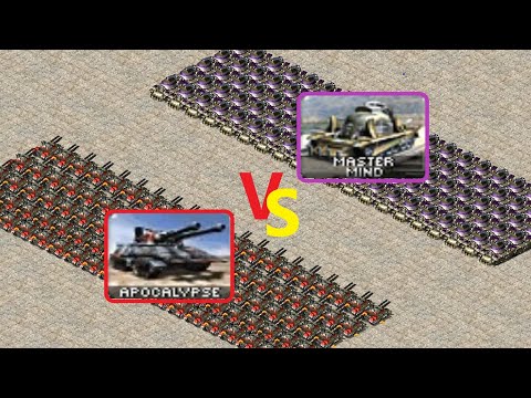 Apocalypse vs Mastermind - Same Cost - Red Alert 2