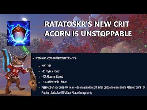 RATATOSKR'S CRIT ACORN IS REALLY OVERPOWERED - Grandmasters Ranked 1v1 Duel - SMITE