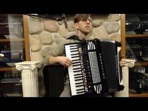 4059 - Black Excelsior Digisyzer Piano Accordion LMMM 41 120 $1499