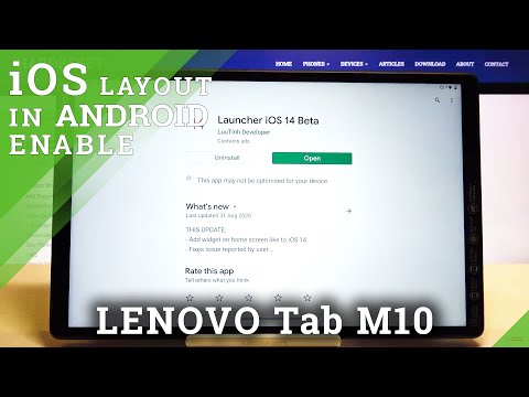 How to Download iOS Launcher on LENOVO Tab M10 – Install Apple Layout