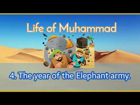 4.  The year of the Elephant army| Life of Muhammad | Anime.