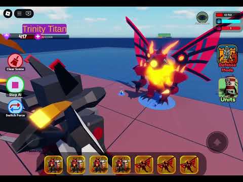 Dragon nailgun vs trinity titan ( brainrot vs mecha )