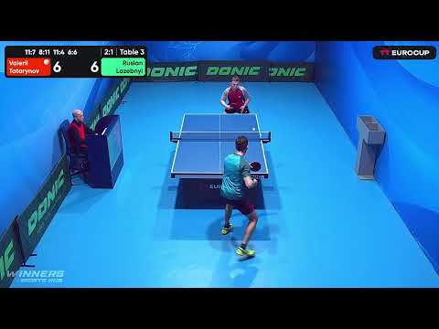 12:25 Valerii Tatarynov 3-1 Ruslan Lazebnyi 13.04.2023 TT Euro.Cup Ukraine Star
