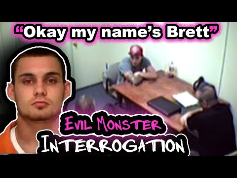 EVIL MONSTER Interrogation - Brett Kelly interrogation in Macon, GA - Police Interview with a KILLER