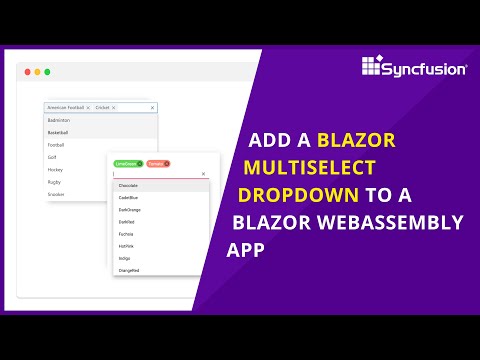 Add a Blazor Dropdown List to a Blazor Server App