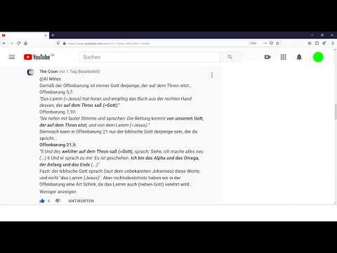 Jesus ist nicht Gott | Das Problem mit den Trinitäts-Anhängern und Offenbarung 21,7