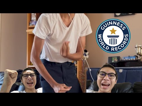 Most finger snaps with two hands in one minute - Guinness World Records