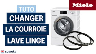 Comment remplacer la courroie d’un lave-linge MIELE ?