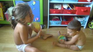 Jugando a pasarnos la pelota