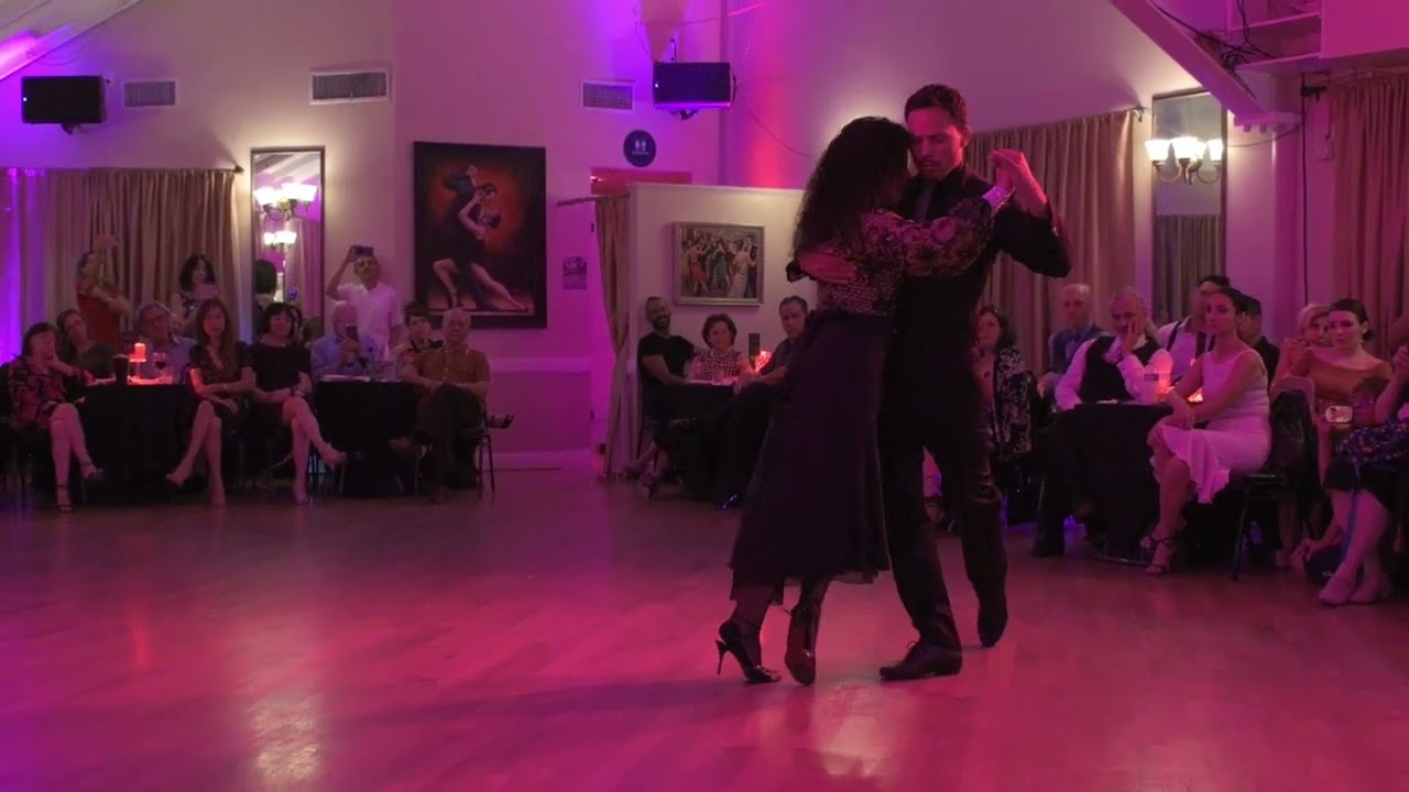 Marcela Duran and Pablo Moyano at Milonga Corazón 1/3