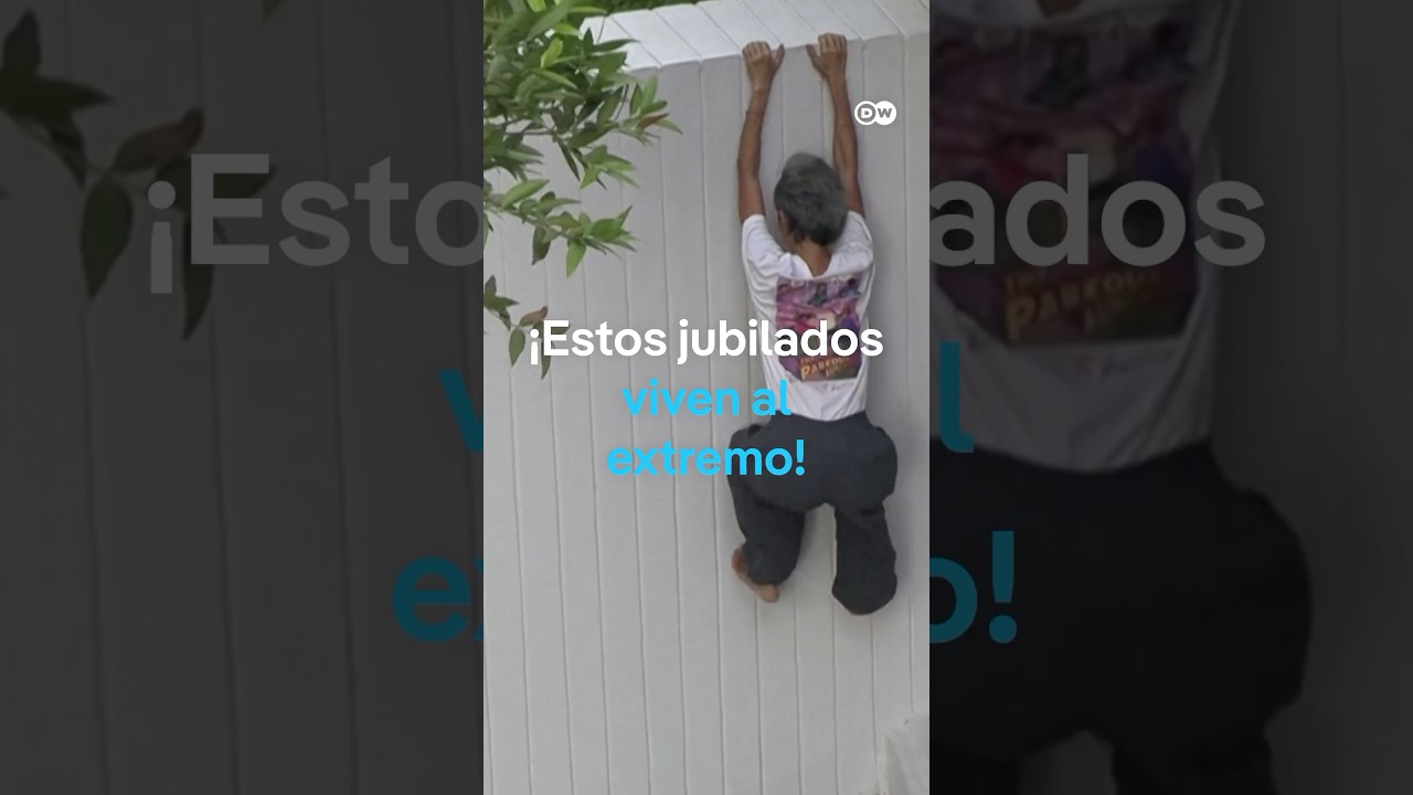 Jubilados de Singapur aprenden a practicar parkour